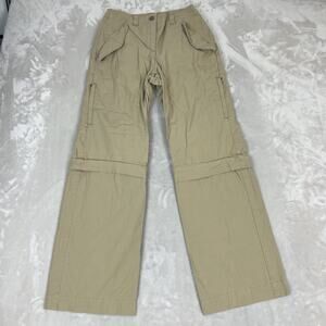 VTG Lauren Ralph Lauren Pants Womens 4 Ripstop Cargo Convertible Paratrooper Y2K